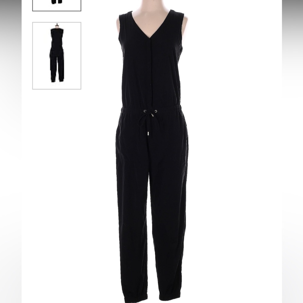 Express black sleeveless jumpsuit